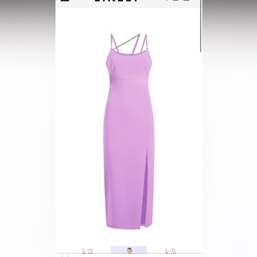 Likely purple dress